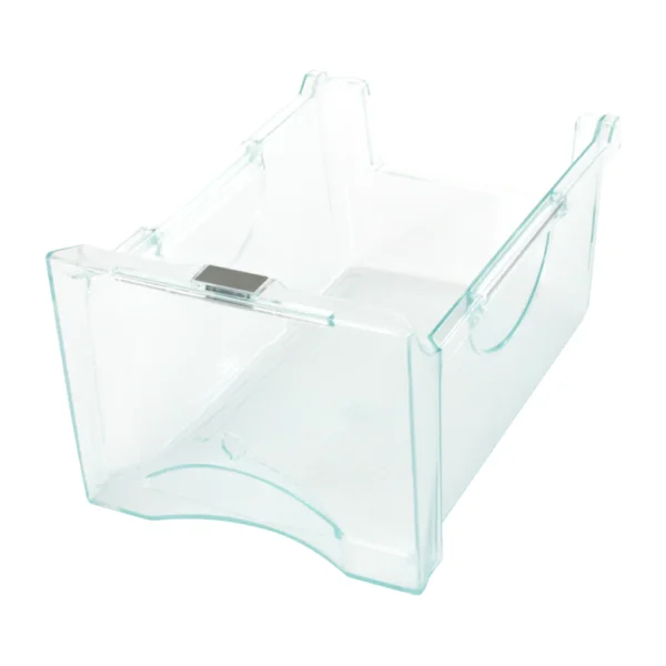 Šaldytuvo LIEBHERR šaldiklio viršutinis kairės (ice maker) / dešinės pusės (no-frost) stalčius stalčius - be informacinės lentelės.