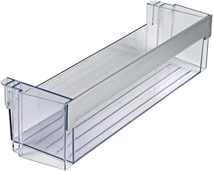 Šaldytuvo NEFF, BOSCH, SIEMENS durų lentynėlė (apatinė)420x100mm,1 vnt,orig. Buitinių šaldytuvų laikikliai, stalčiai, lentynos ir kitos plastmasinės detalės