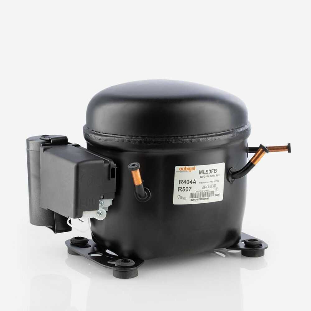 ACC – Electrolux ML90FB, LBP – R404A, R507, 1/3HP, 220-240V, (prie -10 laipsn. C 729W) Pramoninių šaldytuvų virtuvinės kondicionierių įrangos ir kitų įrenginių dalys