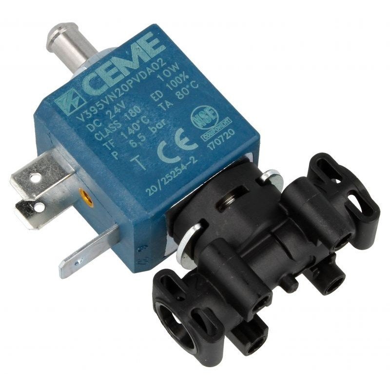 Kavos aparato PHILIPS, SAECO solenoidinis vožtuvas 10W, V395VN20PA02, orig. SOLENOID VALVE 3W.EV V395VN20PA02 Kavos aparatų vožtuvai, presai, jungtys, girnos, slėgio davikliai, movos ir kitos dalys