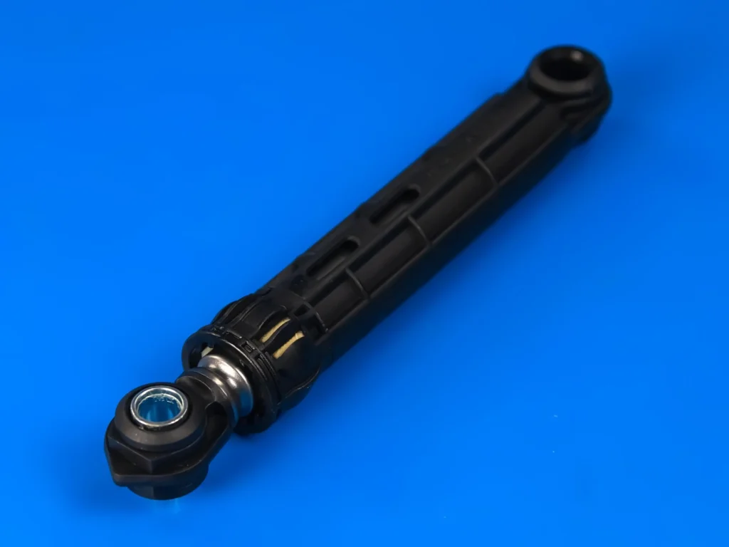 Skalbimo mašinos SAMSUNG amortizatorius, 80N, montavimo skylės Ø10mm (metalinė įvorė) +13mm (kaiščiuojama skylė), ilgis 170+250mm, 1 vnt,orig. Skalbimo mašinų amortizatoriai