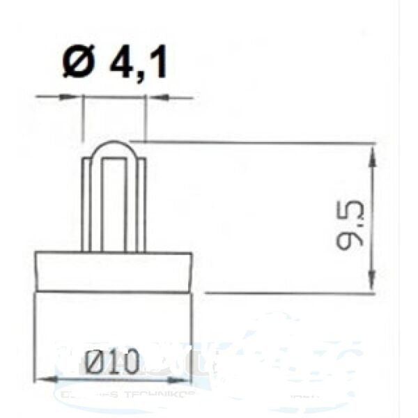 Dujinės viryklės AEG, ELECTROLUX, IKEA grotelių laikikliai (kojelės),4 vnt,komplektas. - Image 3
