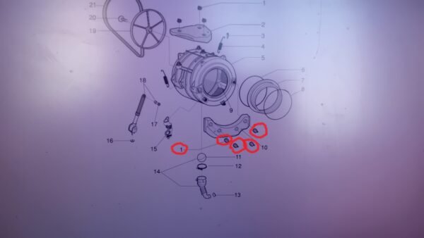 Skalbimo mašinos WHIRLPOOL, INDESIT, ARISTON svorio tvirtinimo spyruoklė,1vnt,orig. - Image 5