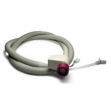 Dishwasher water supply hose with valve AEG, ELECTROLUX, ZANUSSI, orig. quality Skalbimo mašinų,indaplovių žarnos ir jų priedai, sąvaržos, tarpinės
