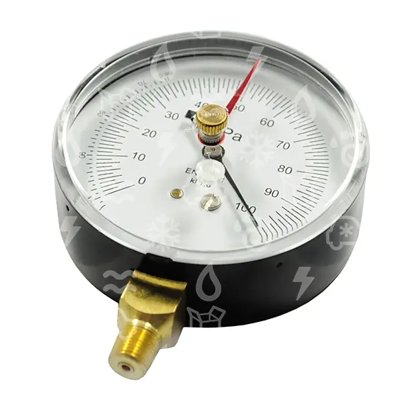 Vakuumetras PF80V/R1, skalė 0 ÷ 100 KPa, diametras 80 mm, svoris 0,2 kg, 1/8 NPT Įrankiai, cheminės priežiūros medžiagos Barzdaskučių dalys ir kita įranga
