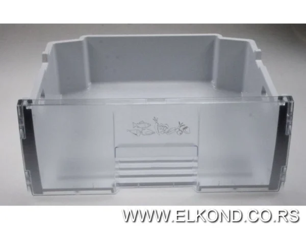Šaldytuvo BEKO, BLOMBERG ,ARCELIK šaldiklio stalčius vidurinis, 470x395x190 мм,orig.BIG PLASTIC FREEZER DRAWER ASS.470 x 193 mm - Image 2