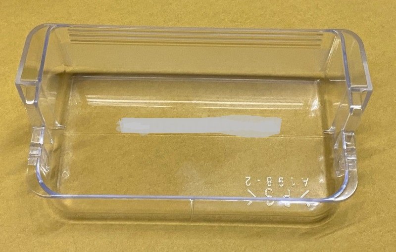 Šaldytuvo Sharp durų mažoji ,trumpa lentynėlė,orig. Buitinių šaldytuvų laikikliai, stalčiai, lentynos ir kitos plastmasinės detalės