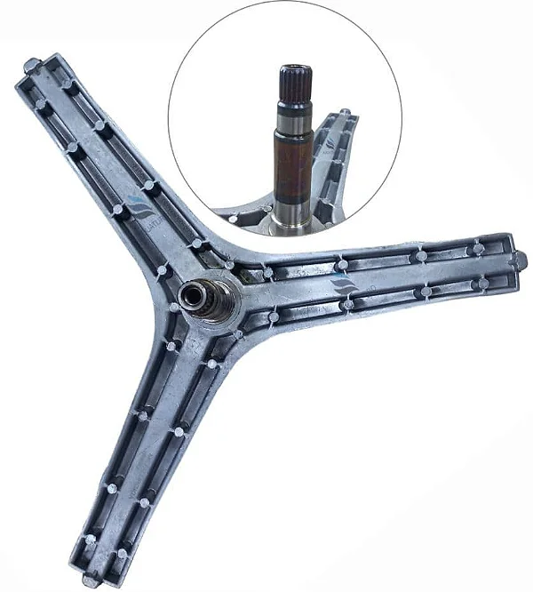 Skalbimo mašinos kryžmė SAMSUNG, 6205, 6206 guoliai, ašis 13,5cm, 35×65,55×10/12 riebokšlis,1400RPM užsakomi atskirai Skalbimo mašinų kryžmės