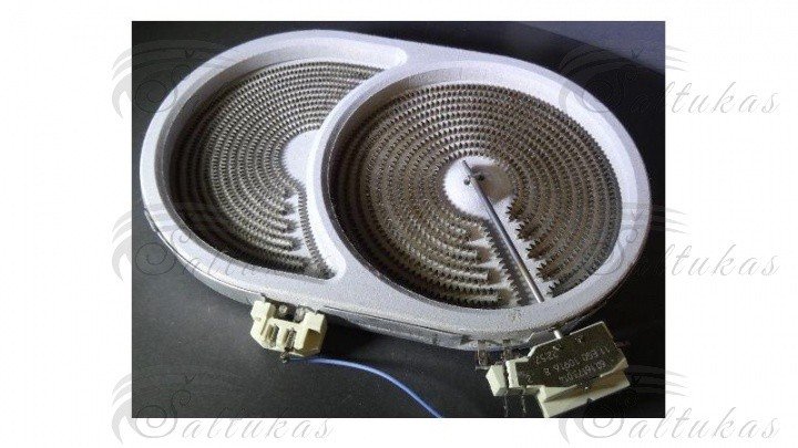 Kaitvietė keramikinė EGO 10.57415.652 , 2800W/1800W, Ø285mm Elektrinių viryklių kaitviečių elementai