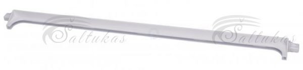 Galinis stiklinės lentynėlės laikiklis BEKO, visas ilgis 447mm, vidus (lentynos vieta) - 414mm