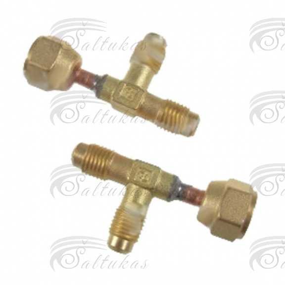 Redukcinis perėjimas – T – 1/4 SAE x 1/4 SAE + matice 1/4″ Jungtys - perėjimai