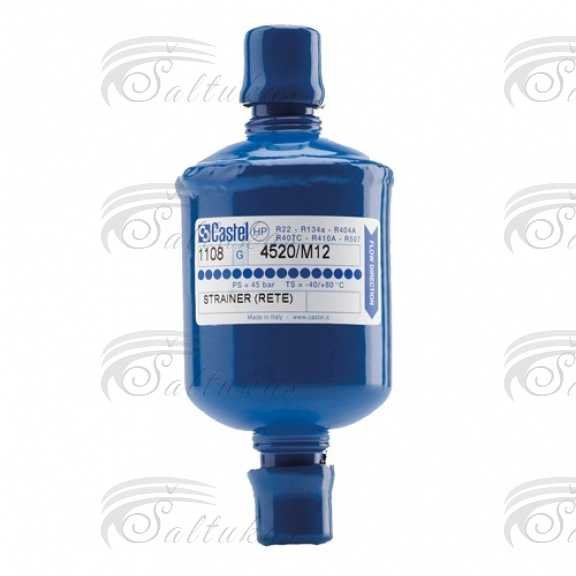 Filtras CASTEL 4520/M12, 12mm  ODS, privirinamas 58cm³ Pramoninių šaldytuvų virtuvinės kondicionierių įrangos ir kitų įrenginių dalys