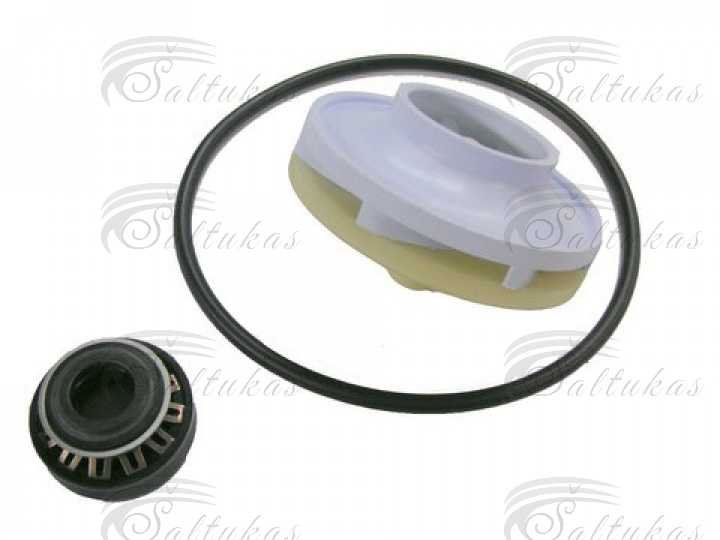 Impeller circulation pump with glander for dishwasher BOSCH/SIEMENS (kit),orig. Indaplovės cirkuliacinio siurblio sparnuotės su riebokšliu