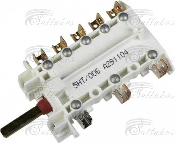 El. viryklės jungiklis C110001B1 Elektrinių viryklių perjungėjai,jungikliai taimeriai