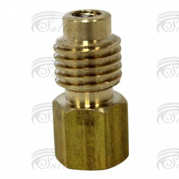 Редукционный переход – 180° – 1/2″ ACME-F x 1/4″ FL (7/16-20″)-M, R134 Jungtys - perėjimai
