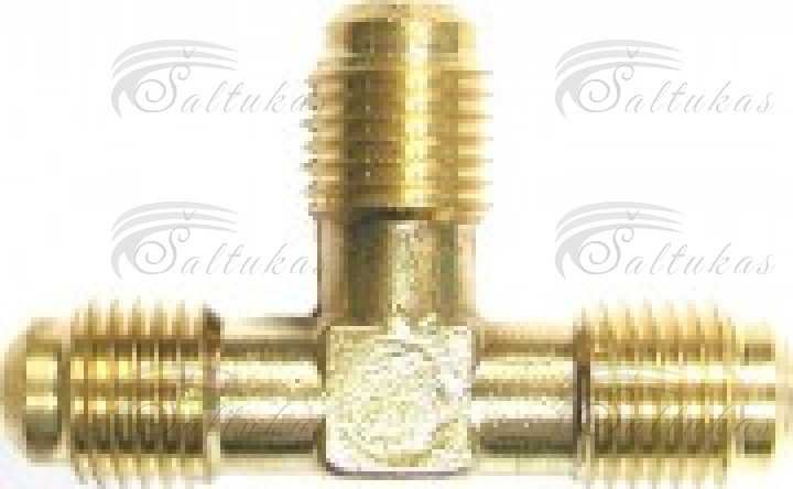 Redukcinis perėjimas – T – 1/4″ SAE x 1/4″ SAE x 6 mm IDS Jungtys - perėjimai