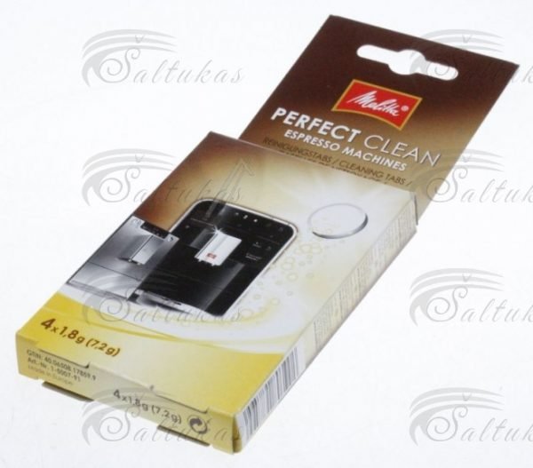 Kavos aparatų valymo tabletės, 4x1,8g, MELITTA