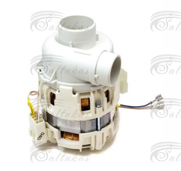 Indaplovės siurblys AEG, ELECTROLUX, ZANUSSI, 4+2 kont., Ø40mm padavimas, Ø34mm išmetimas, 3µF, 230V, 50Hz.EE267M RECIRCULATION PUMP MOTOR Indaplovių cirkuliaciniai varikliai siurbliukai