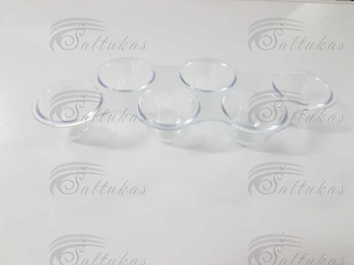 Šaldytuvo durų lentynėlė (kiaušiniams) SNAIGĖ Buitinių šaldytuvų laikikliai, stalčiai, lentynos ir kitos plastmasinės detalės