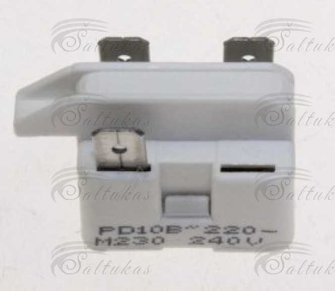 Šaldytuvo paleidimo rėlė PD10B PTC, 230V,15 OHM, 6,3 MM 1/2-1/12CP Šaldytuvų šaldiklių automobilinės buitinės pramoninės šaldymo įrangos dalys