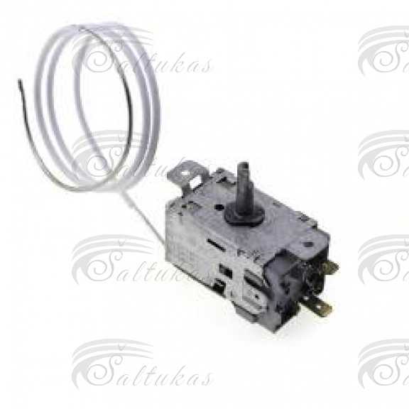 Šaldytuvo termostatas ATEA A130014 , 3 kontakatai, kapiliaro ilgis 800mm (Ranco K59L2003, ATEA C30114, Danfoss 077B6419PD),  max +5/-27,5°C, Min +5/-14°C Šaldytuvų šaldiklių automobilinės buitinės pramoninės šaldymo įrangos dalys