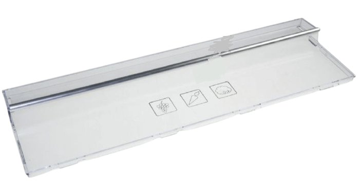 Šaldytuvo ARCELIK / BEKO apatinio daržovių stalčiaus priekinė panelė,148MM,orig Buitinių šaldytuvų laikikliai, stalčiai, lentynos ir kitos plastmasinės detalės