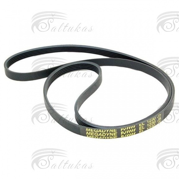 Skalbimo mašinos dirželis 1230 J5 EL, ARDO Skalbimo mašinų džiovyklių dirželiai