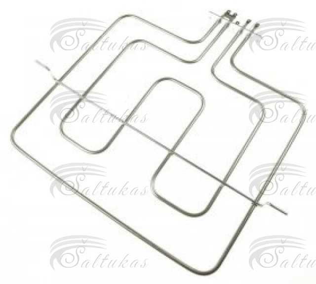 Orkaitės viršutinis kaitinimo elementas, 800W, ilgis-375 mm, plotis-400 mm Orkaičių kaitinimo elementai