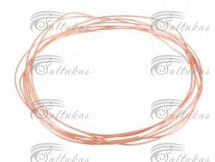 Kapiliarinis vamzdelis CU – 1,6mm x 3,0mm (kaina 1m) Šaldytuvų kapiliariniai vamzdeliai, variniai vamzdeliai ir jų izoliacijos