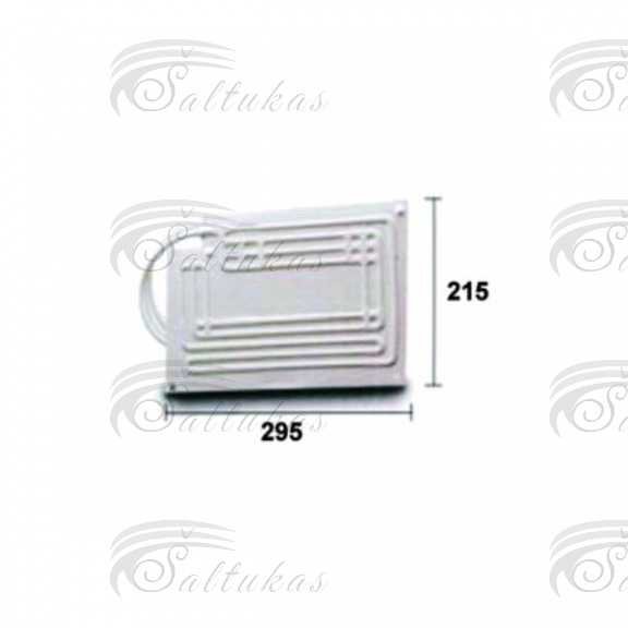 Šaldytuvo išgarintojas 295x215mm Buitinių šaldytuvų išgarintojai
