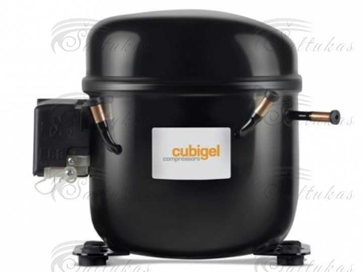 Vidutinių temperatūrų CUBIGEL kompresorius GP14YB, R134a, 220-240V, prie 0° C 900w, (0°C iki +25°C, tinka džiovyklėms) Pramoninių šaldytuvų kompresoriai