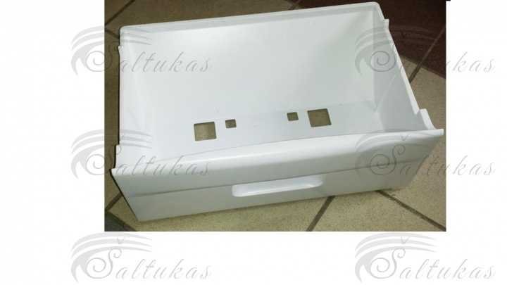 Šaldytuvo SNAIGĖ apatinis šaldiklio skyriaus stalčius, baltas, 310x470mm, RF310, RF315, RF360 Šaldytuvo SNAIGĖ apatinis šaldiklio skyriaus stalčius, baltas, 310x470mm, RF310, RF315, RF360 Buitinių šaldytuvų laikikliai, stalčiai, lentynos ir kitos plastmasinės detalės