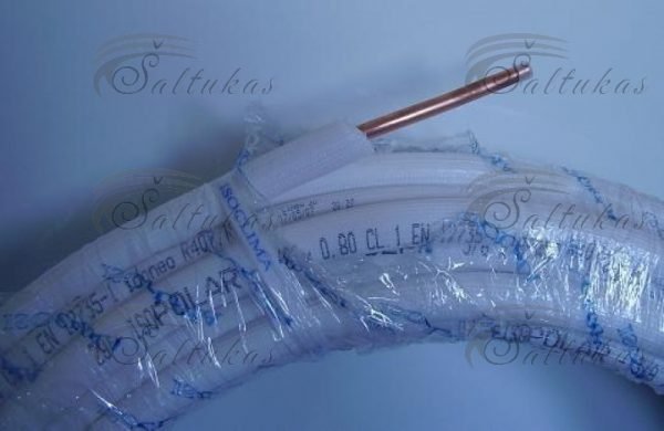 Vamzdelis  Ø19mm, su izoliacija (3/4''), (kaina 1m)