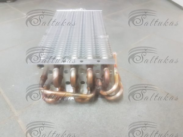 Pramoninio šaldytuvo išgarintojas R404A, 100W, 14 vamzdelių, 110x175x400 mm, 1,26 m²