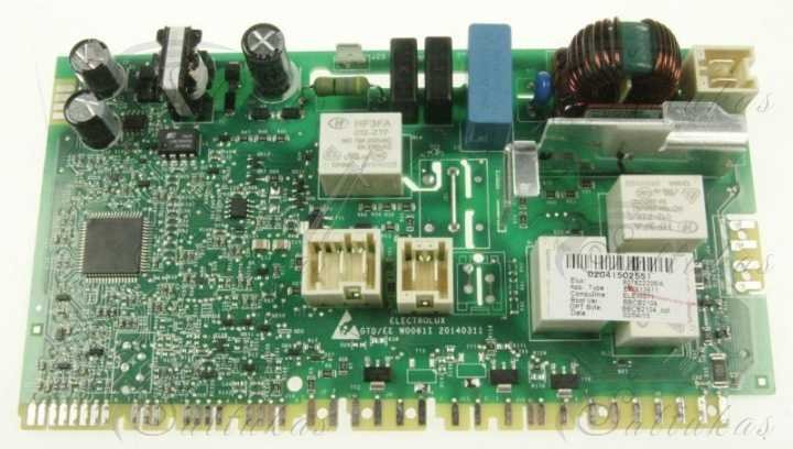 Skalbimo mašinos valdymo modulis AEG, ELECTROLUX, ZANUSSI, EWX13611, 21091502661, 21091502660 Skalbimo mašinų el. valdymo plokštės, taimeriai,tinklo filtrai