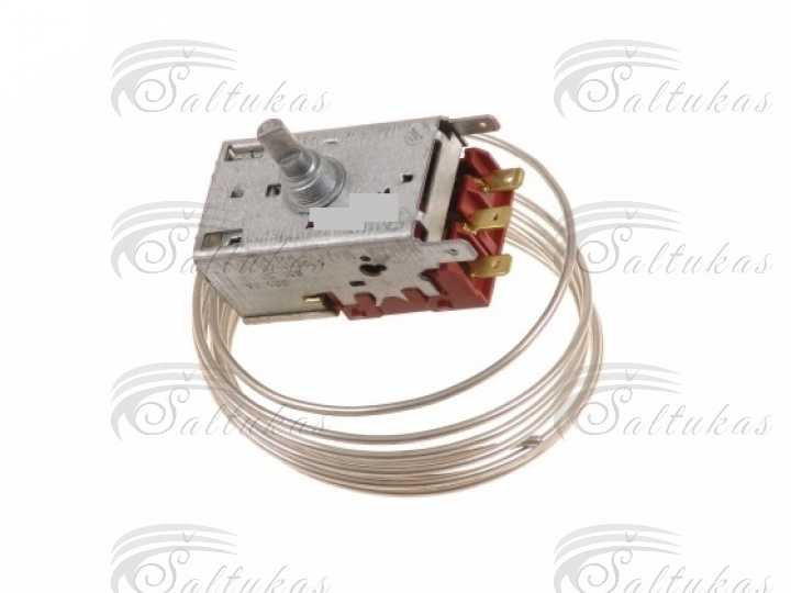Šaldytuvo termostatas RANCO K59-P3131000, kapiliaro ilgis 2000mm Šaldytuvų šaldiklių automobilinės buitinės pramoninės šaldymo įrangos dalys
