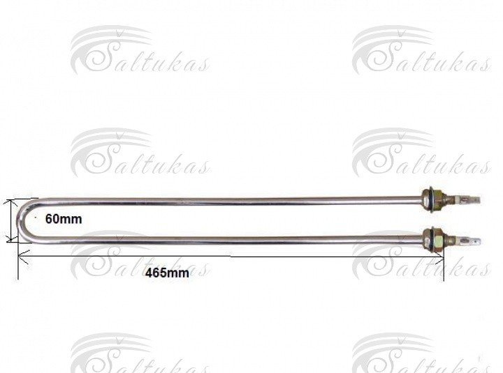 Kaitinimo elementas 2000W, 18.031, 18031, 470mm Pramoninių šaldytuvų virtuvinės kondicionierių įrangos ir kitų įrenginių dalys