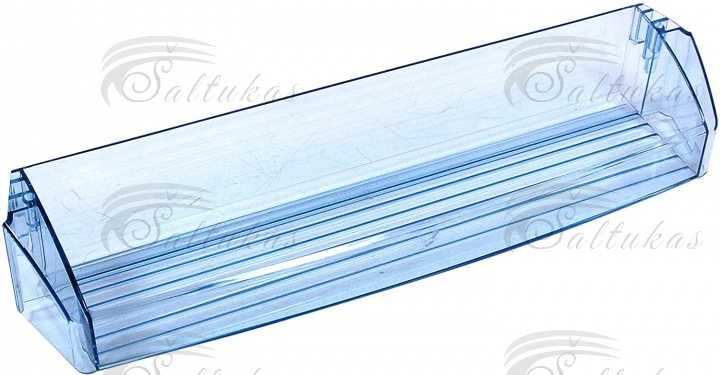 Šaldytuvo AEG, ELECTROLUX, ZANUSSI durų lentynėlė, vidurinė, 440x80x105mm orig. Buitinių šaldytuvų laikikliai, stalčiai, lentynos ir kitos plastmasinės detalės