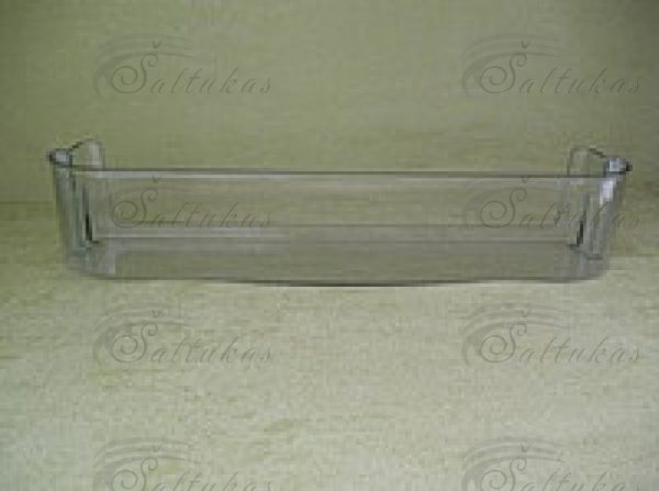 Šaldytuvo durų lentynėlė SNAIGE  ilgis 445mm, aukštis 85mm, FR275, FR240, buteliam dėti.