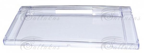 Šaldytuvo FAGOR/BRANDT šaldiklio skyriaus, stalčiaus priekinis skydelis, 450x240mm
