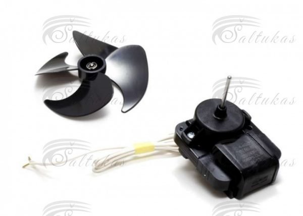 Ventiliatorius WHIRLPOOL, ARISTON, INDESIT, BOMPANI, UNIVERSALUS, NO FROST tipo, 220V, 12W, ašies ilgis 31/39mm, su sparnuote Ø100mm. 30.94497.21 FAN MOTOR ALTERNATIVE
