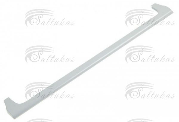 Priekinis stiklinės lentynėlės laikiklis BEKO, visas ilgis - 450mm, vidus - 415mm