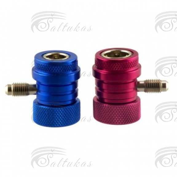 Set of low and high pressure filling adapters, R134A, R1234yf, VHF-SA, 1/4 SAE Jungtys - perėjimai