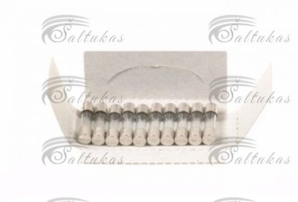 Stikliniai saugikliai 0,5 A, 5x20mm