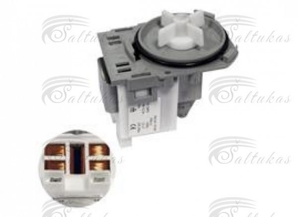 Skalbimo mašinos vandens siurbliukas 6 UNIVERSALE MONDO, BOSCH SIEMENS, ELECTROLUX AEG, 30W, 220/240V