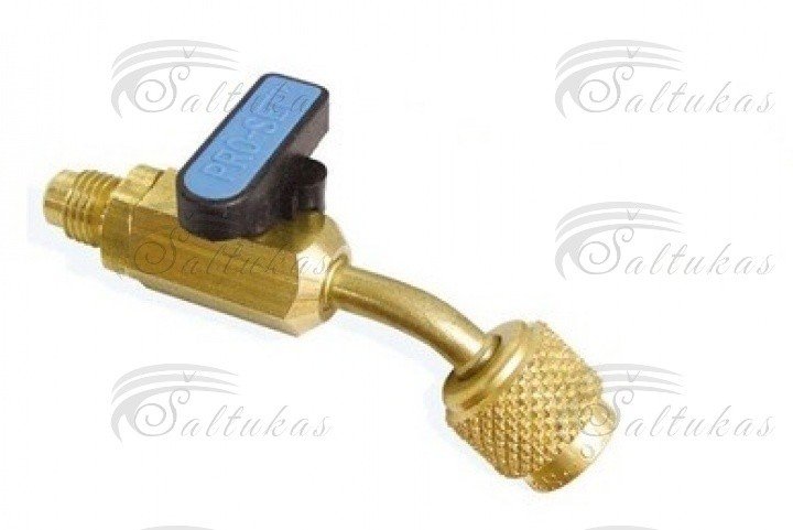 Užpildymo kranelis M/F 1/4” SAE 60° CV06, prisukamas Šaldytuvų šaldiklių automobilinės buitinės pramoninės šaldymo įrangos dalys