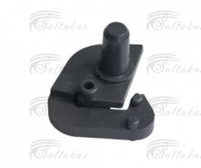 Šaldytuvo WHIRLPOOL/INDESIT laikiklis kairys Šaldytuvo WHIRLPOOL/INDESIT laikiklis kairys Buitinių šaldytuvų laikikliai, stalčiai, lentynos ir kitos plastmasinės detalės