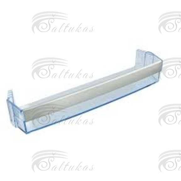 Šaldytuvo AEG, ELECTROLUX, ZANUSSI vidurinė durų lentynėlė 440x70mm.orig. Šaldytuvo AEG, ELECTROLUX, ZANUSSI vidurinė durų lentynėlė 440x70mm.orig. Buitinių šaldytuvų laikikliai, stalčiai, lentynos ir kitos plastmasinės detalės
