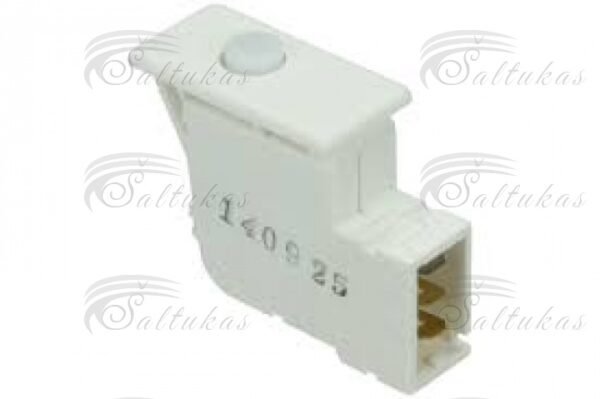 Džiovyklės SAMSUNG durų jungiklis. DOOR-S/W:NYLON,T13.6,H34,W4.3,WHT,120V/1