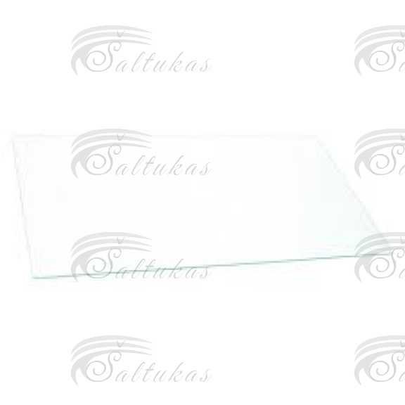 Šaldytuvo AEG, ELECTROLUX stiklinė lentynėlė apatinė šaldiklio 400X214MM  ,S53110CNW2 modeliams ir kt Buitinių šaldytuvų laikikliai, stalčiai, lentynos ir kitos plastmasinės detalės